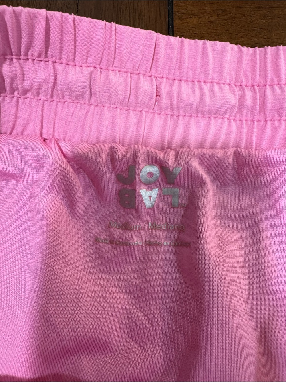 JoyLab Pink Women's Athletic Running Shorts - Picture 3 of 3